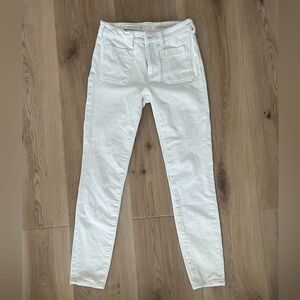 Pilcro and the Letterpress beige corduroy skinny rise size 26